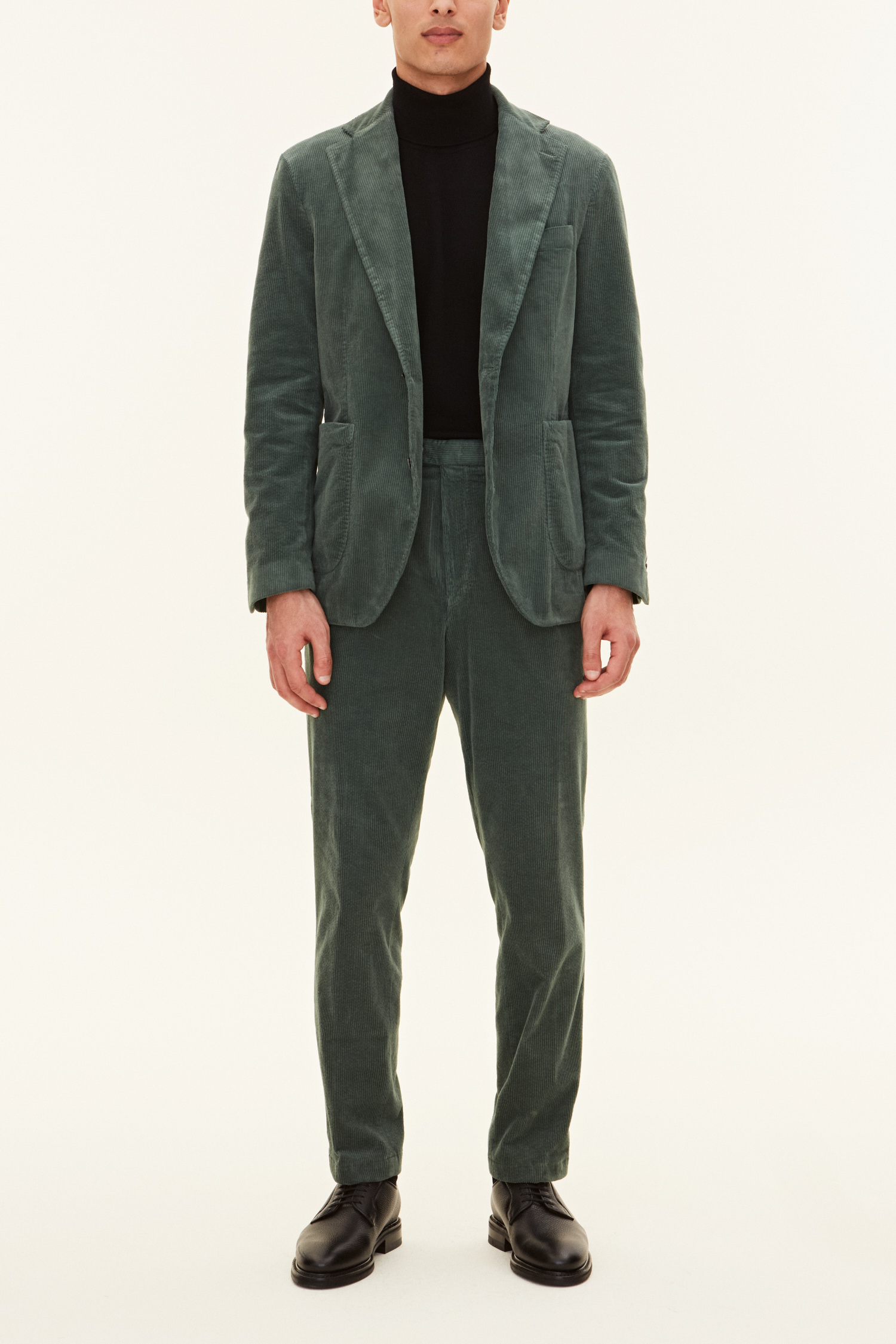 Oscar Jacobson Regular Fit Manchesterkostym - stl. 54 - Grön - Herr